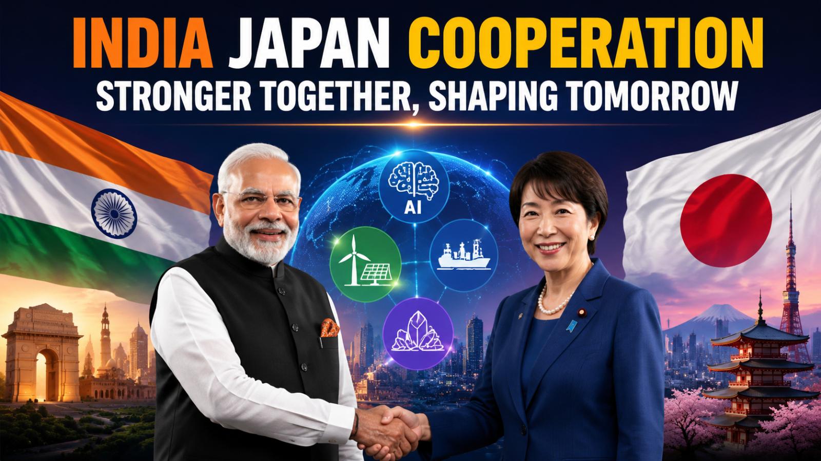 India Japan cooperation expands into AI and energy pact