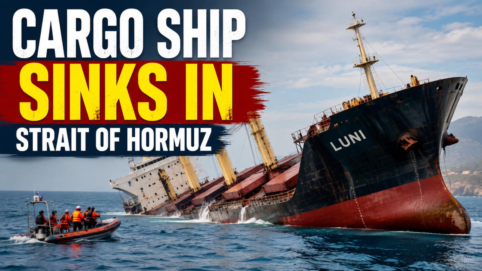 Strait of Hormuz Cargo Ship Collision: 23 Crew Rescued