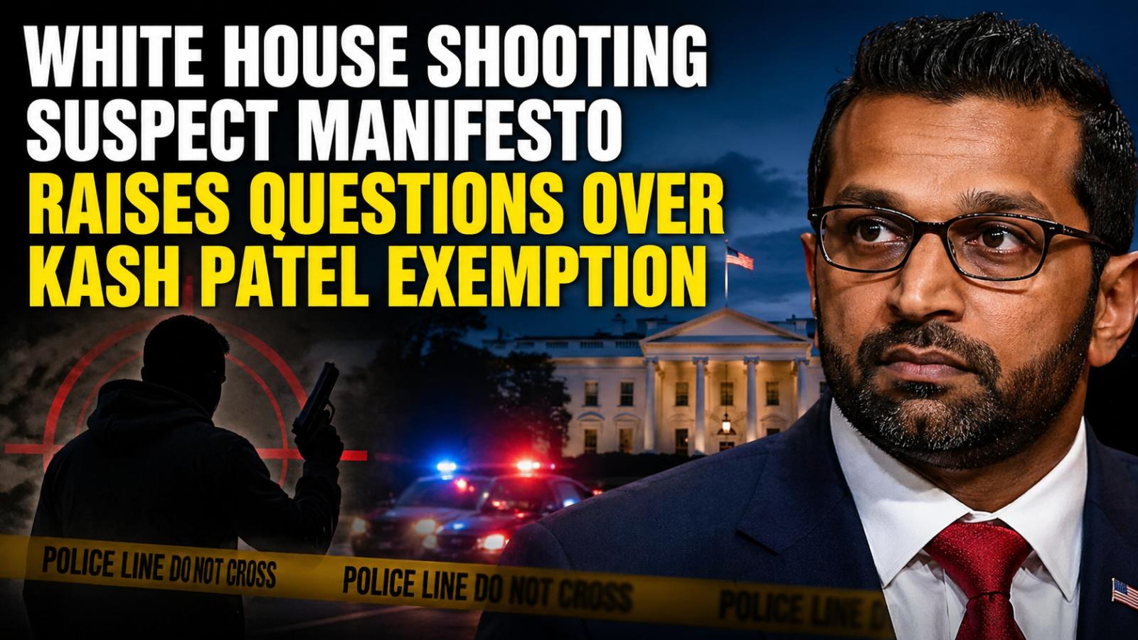 Trump event shooting suspect manifesto excludes FBI chief Kash Patel