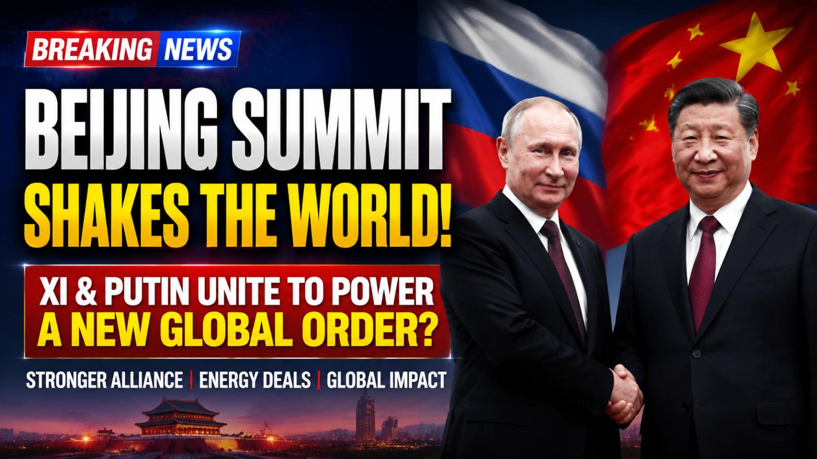 China Hosts Putin in Beijing  Strengthening Strategic Ties