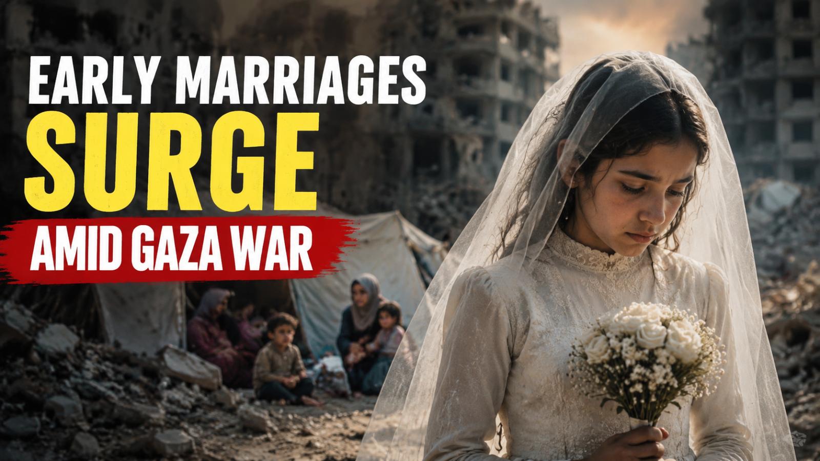 Rising Child Marriages in Gaza Amid War and Displacement