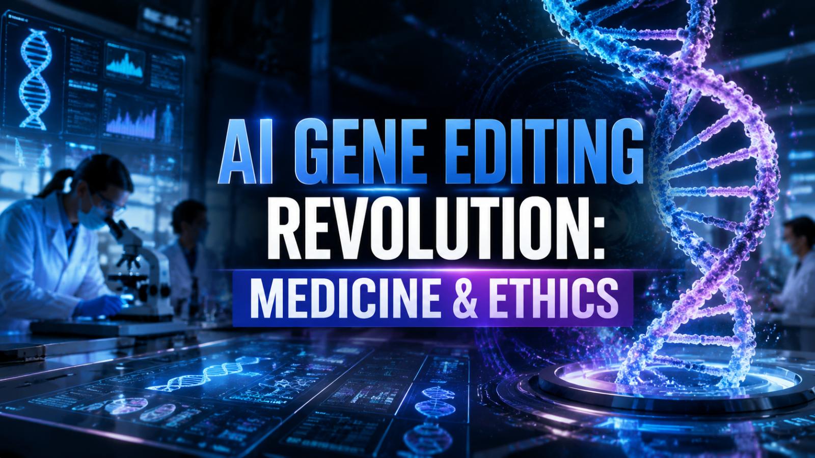 Artificial intelligence reshapes genome editing and ethics debate