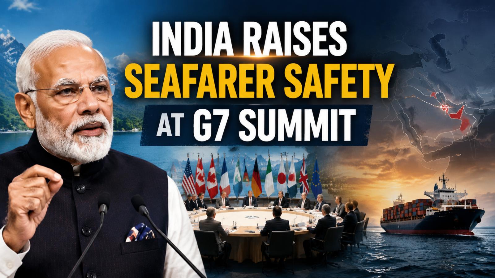 G7 summit: India flags risks to global sea trade routes