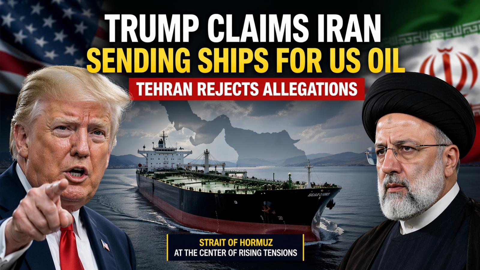 US-Iran tensions rise as Trump makes unverified oil shipment claims