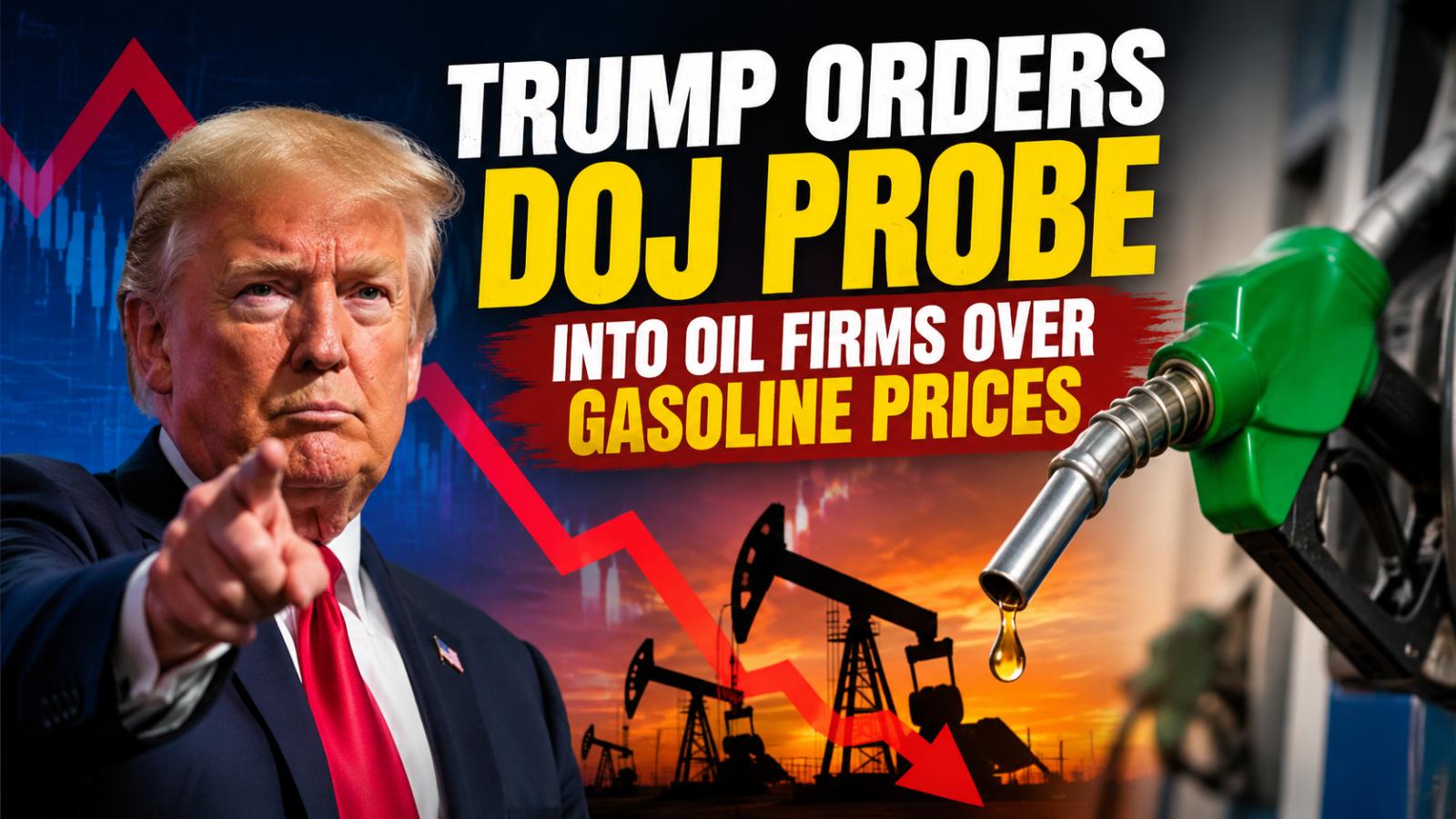 Trump orders DOJ review into US gasoline pricing gap