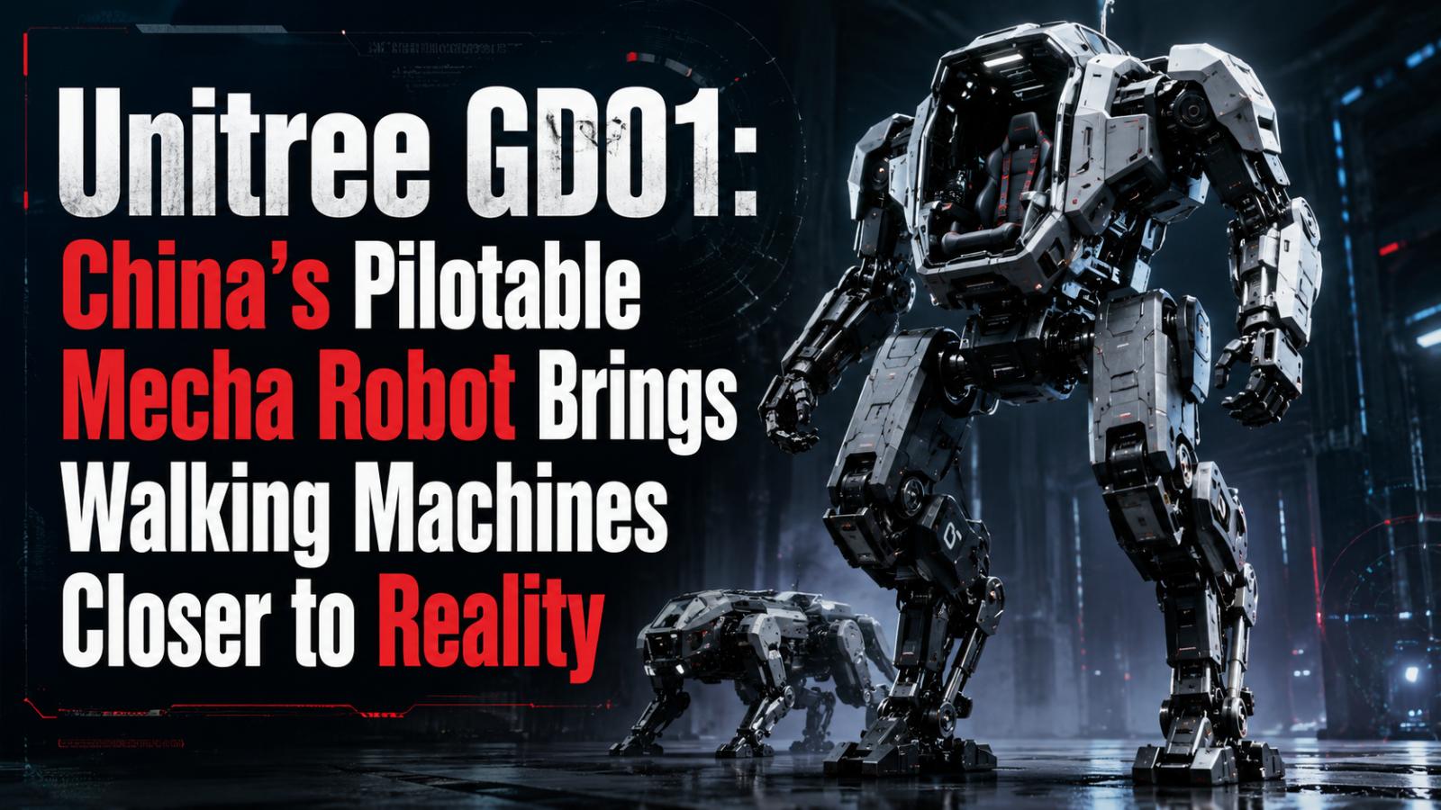 GD01 robot brings manned mecha closer to reality