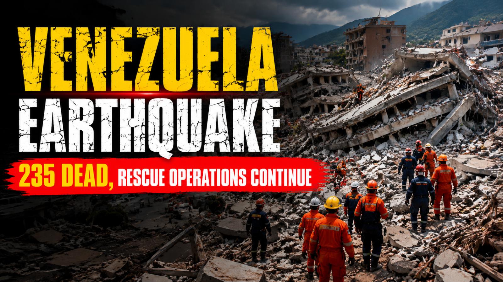 Venezuela earthquake 7.5 magnitude leaves 235 dead