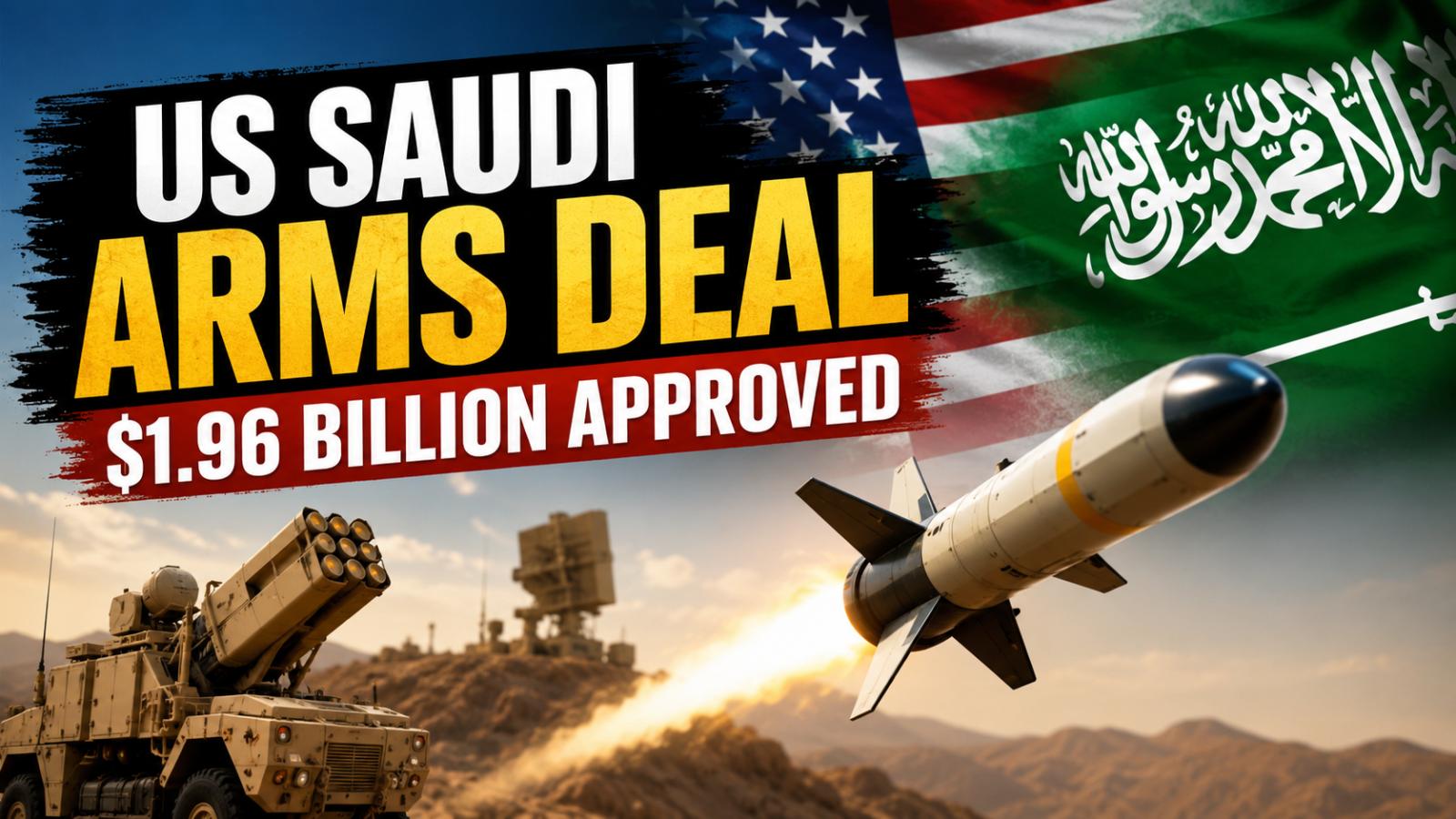 US Saudi Arms Deal Approves $1.96 Billion Precision Weapons