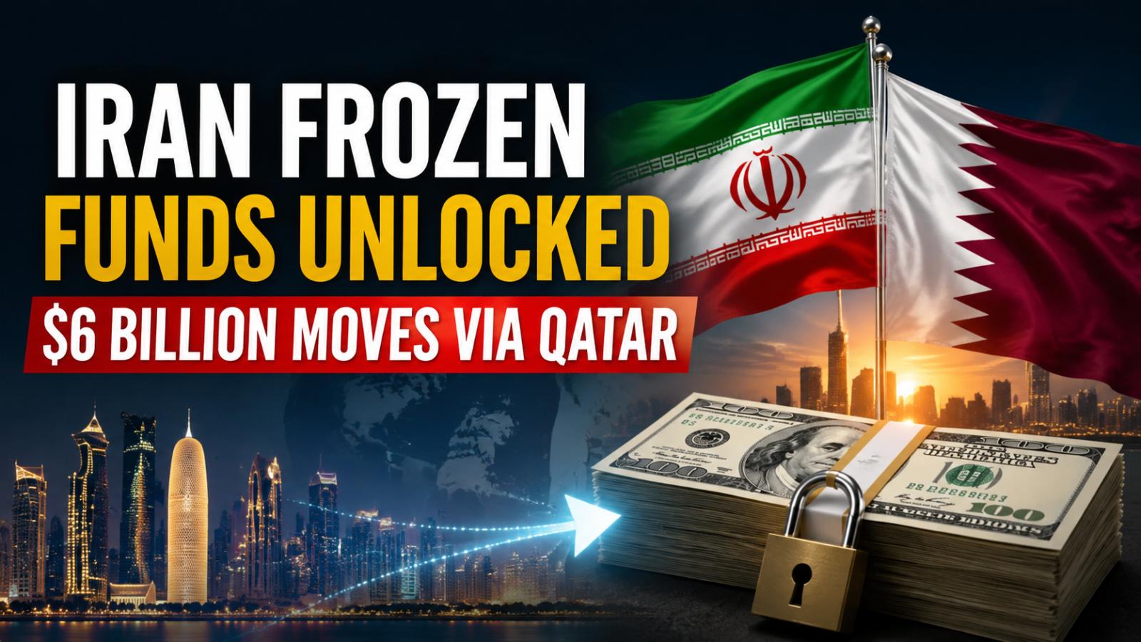 Iran frozen funds begin transfer via Qatar under deal talks