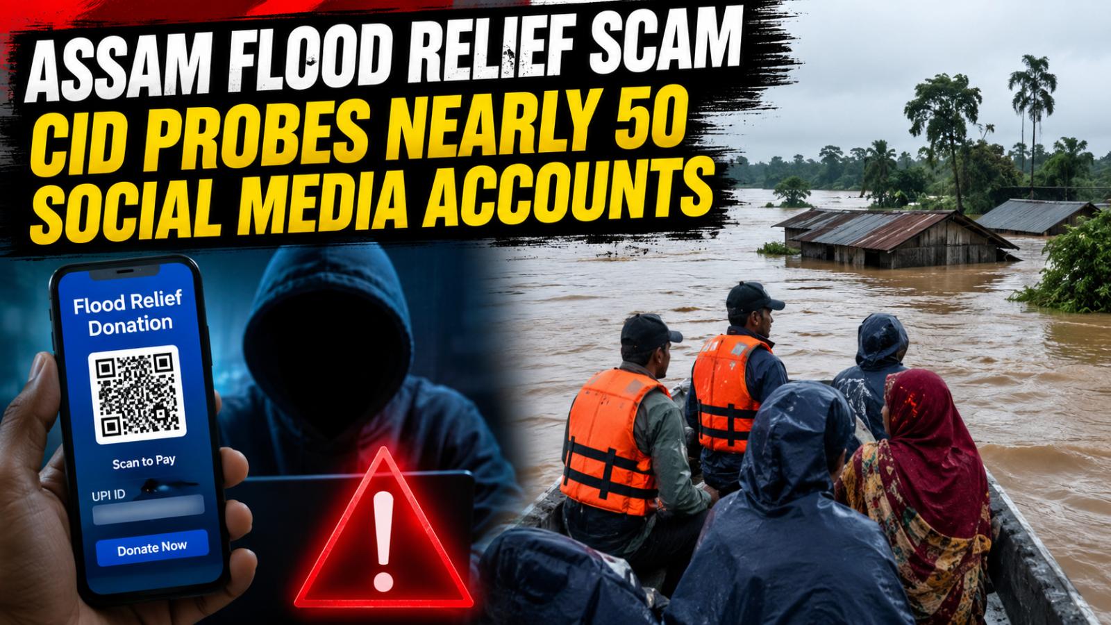Assam Flood Relief Scam: CID Probes Nearly 50 Social Accounts