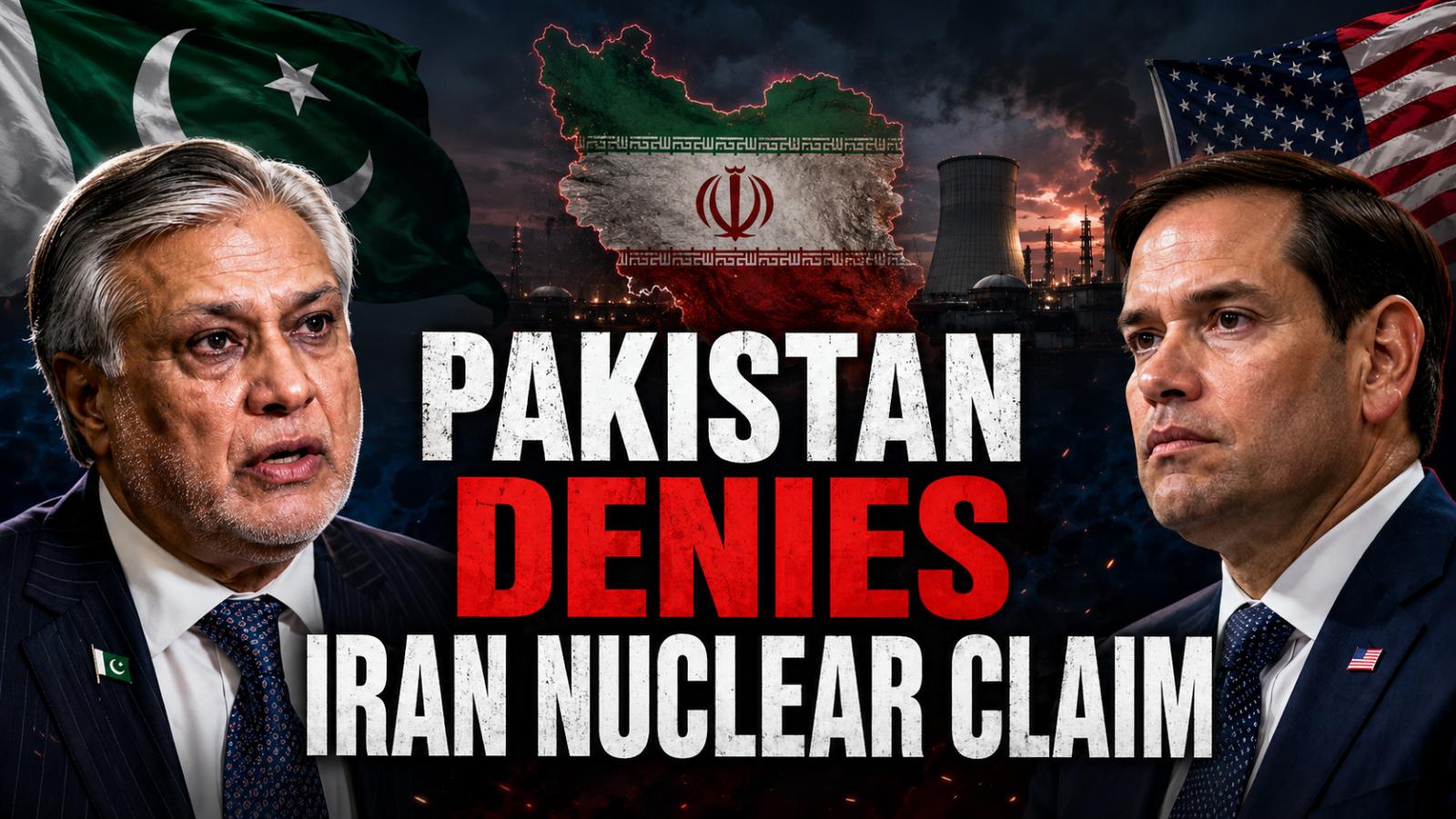 Pakistan Denies Iran Nuclear Claim as Ishaq Dar-Marco Rubio Talks Draw Attention