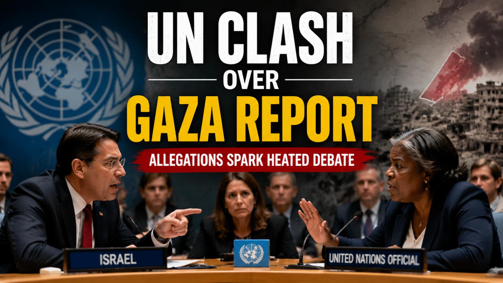 UN meeting turns tense over Gaza report allegations dispute