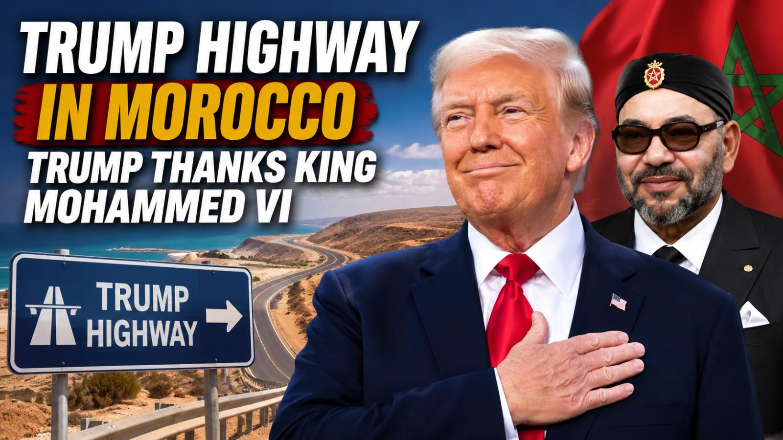 Trump Highway in Morocco President Thanks King Mohammed VI