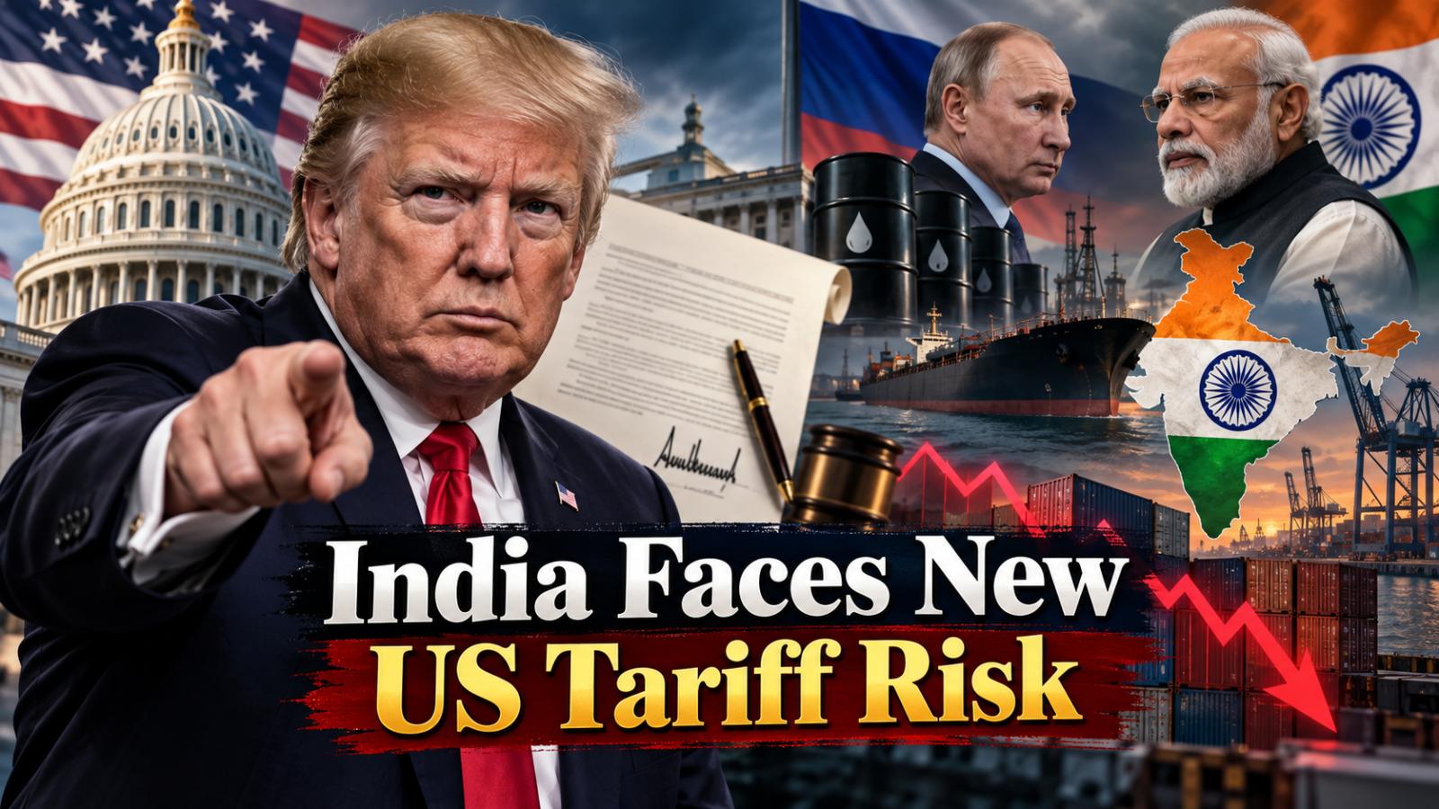 Trump Russia tariffs on India: New law raises trade risk