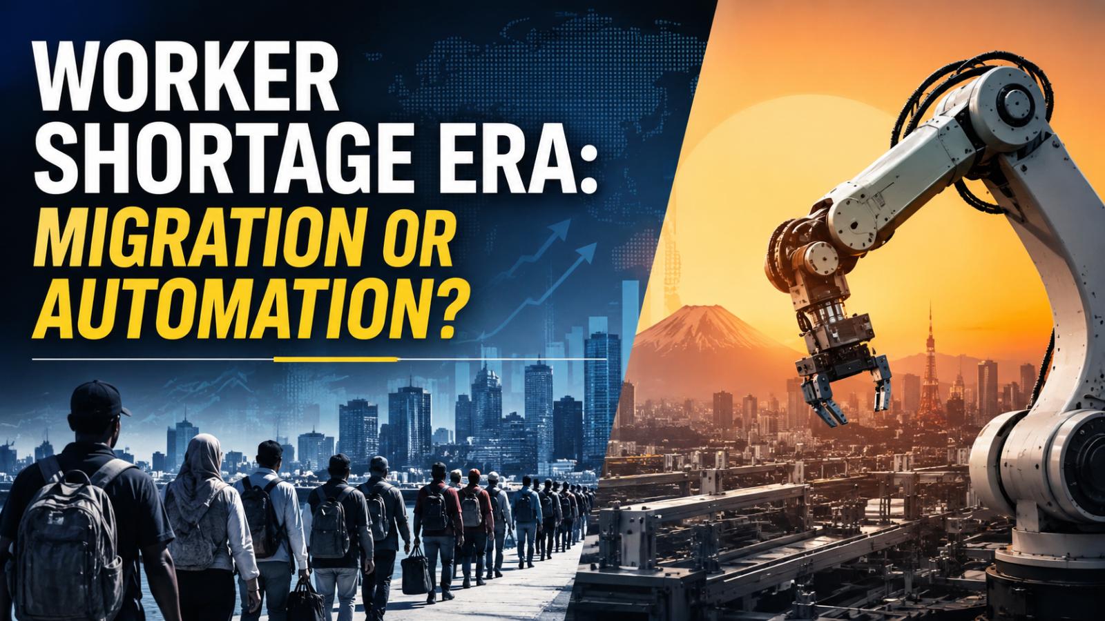 Global Worker Shortage Era Forces Migration and Automation