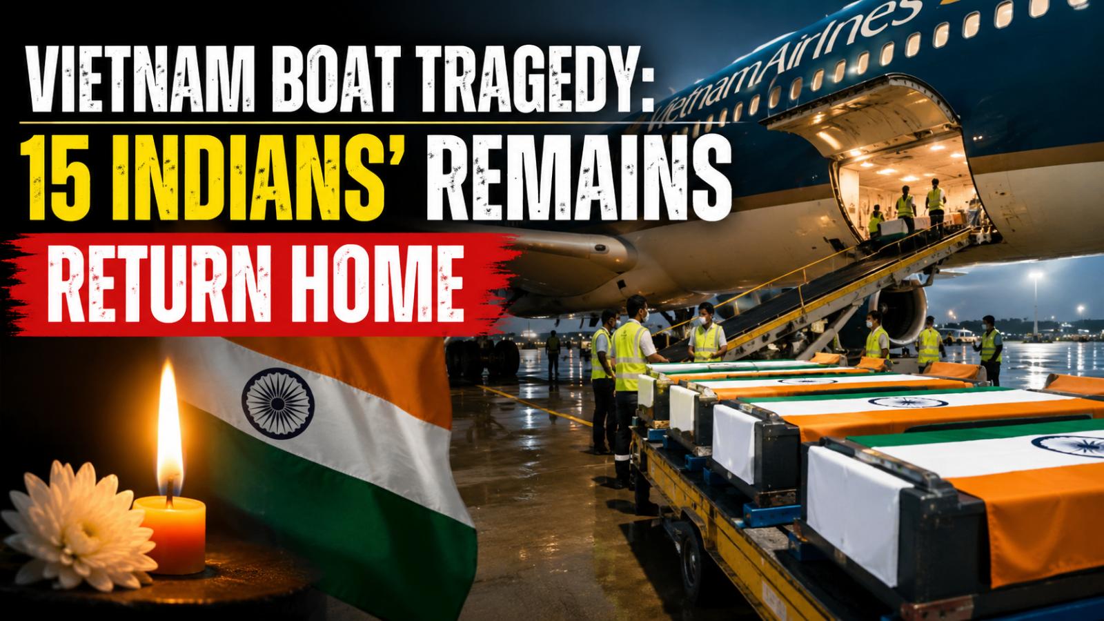 Vietnam Boat Tragedy 15 Indians’ Remains Return Home