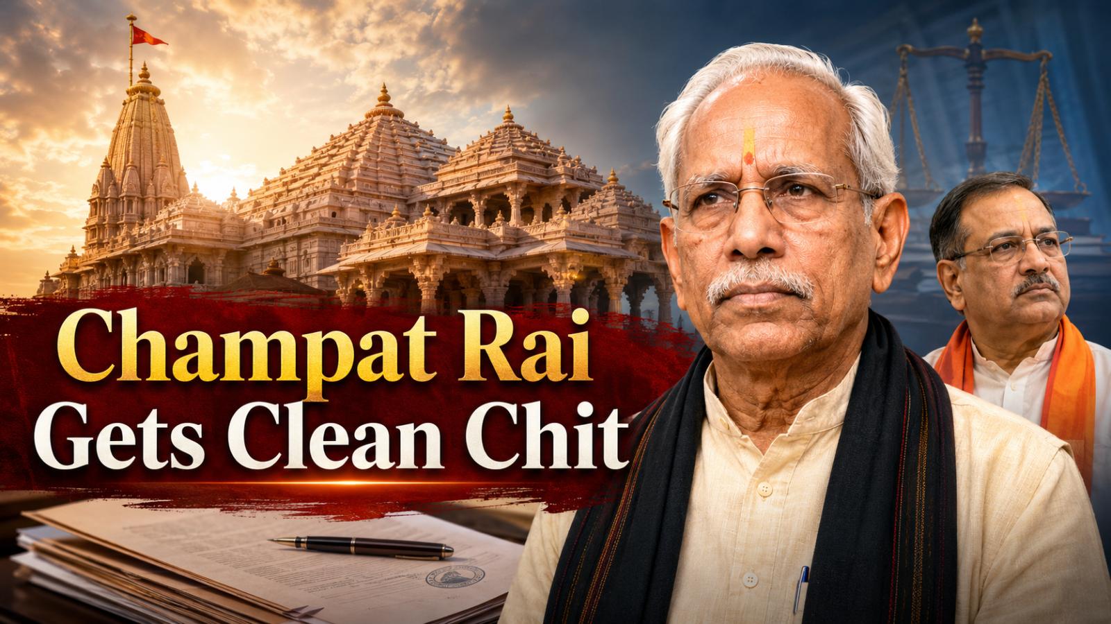 Champat Rai Ayodhya Clean Chit: SIT Clears Former Trust Secretary