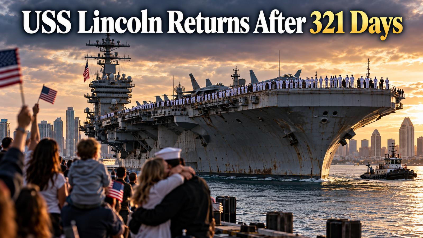 USS Lincoln 321-Day Deployment Ends Amid Iran War Controversy