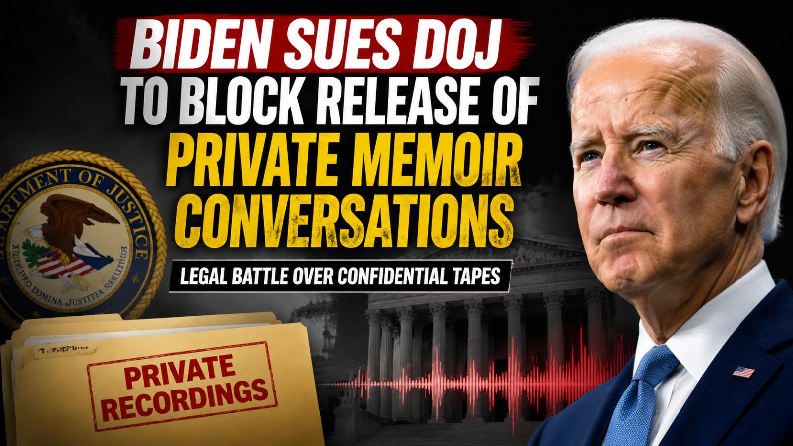 Former President Biden Seeks Court Protection for Personal Recordings