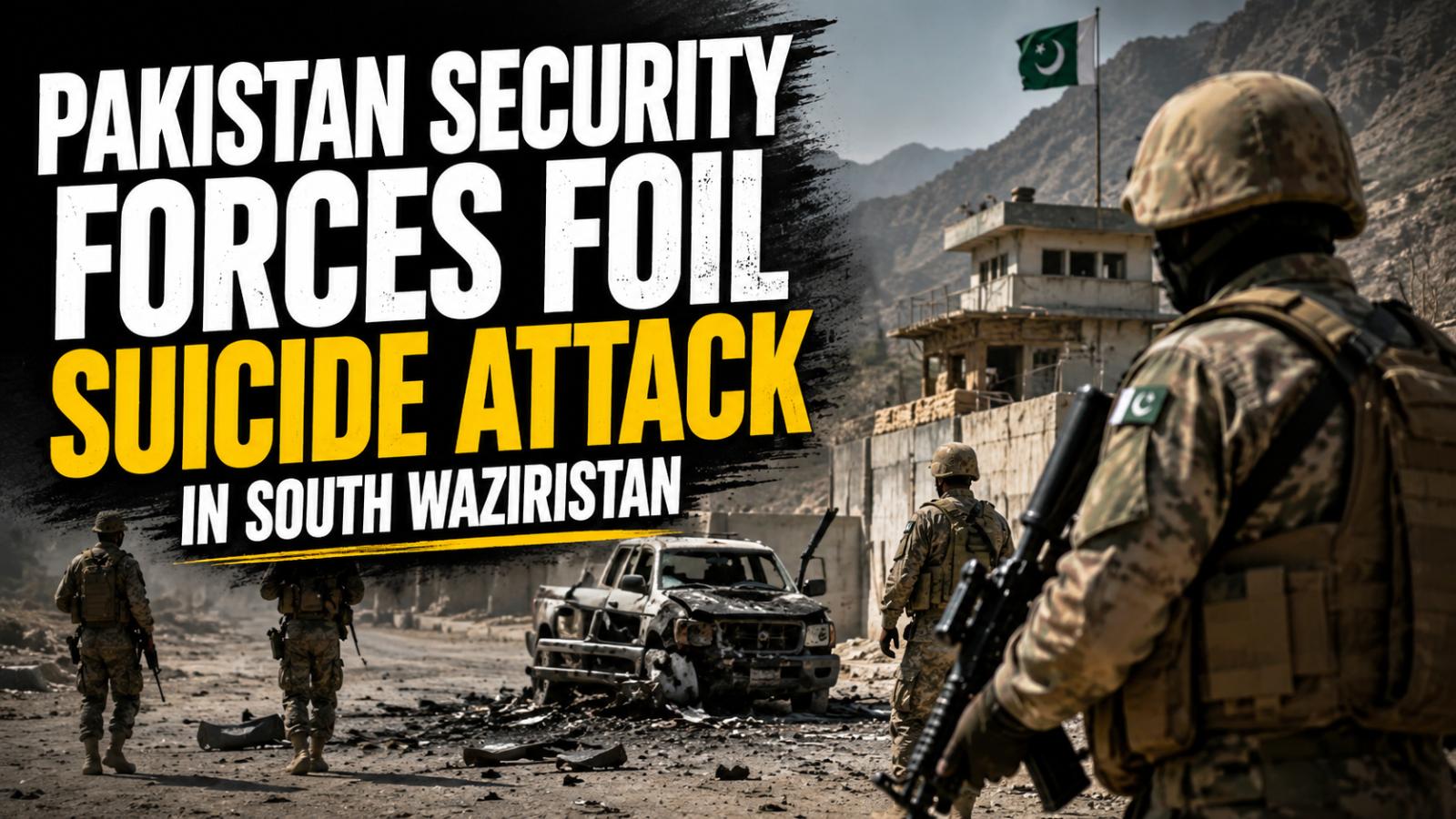 Pakistan Security Forces Foil Suicide Attack in South Waziristan