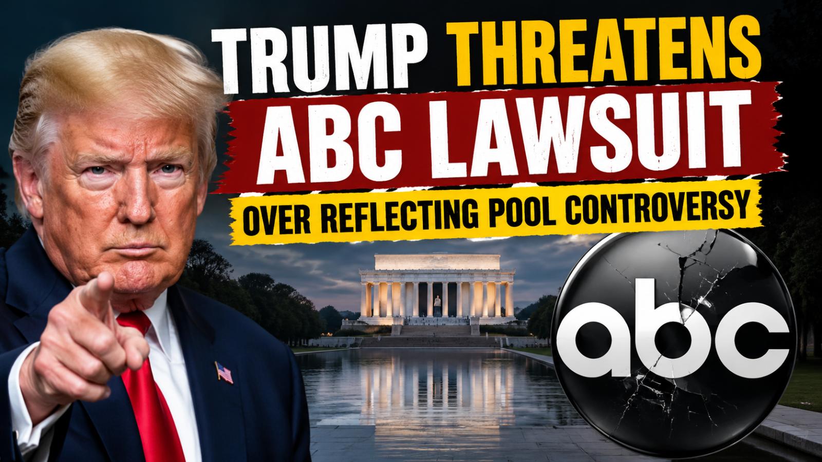 Trump escalates ABC dispute over DC reflecting pool coverage