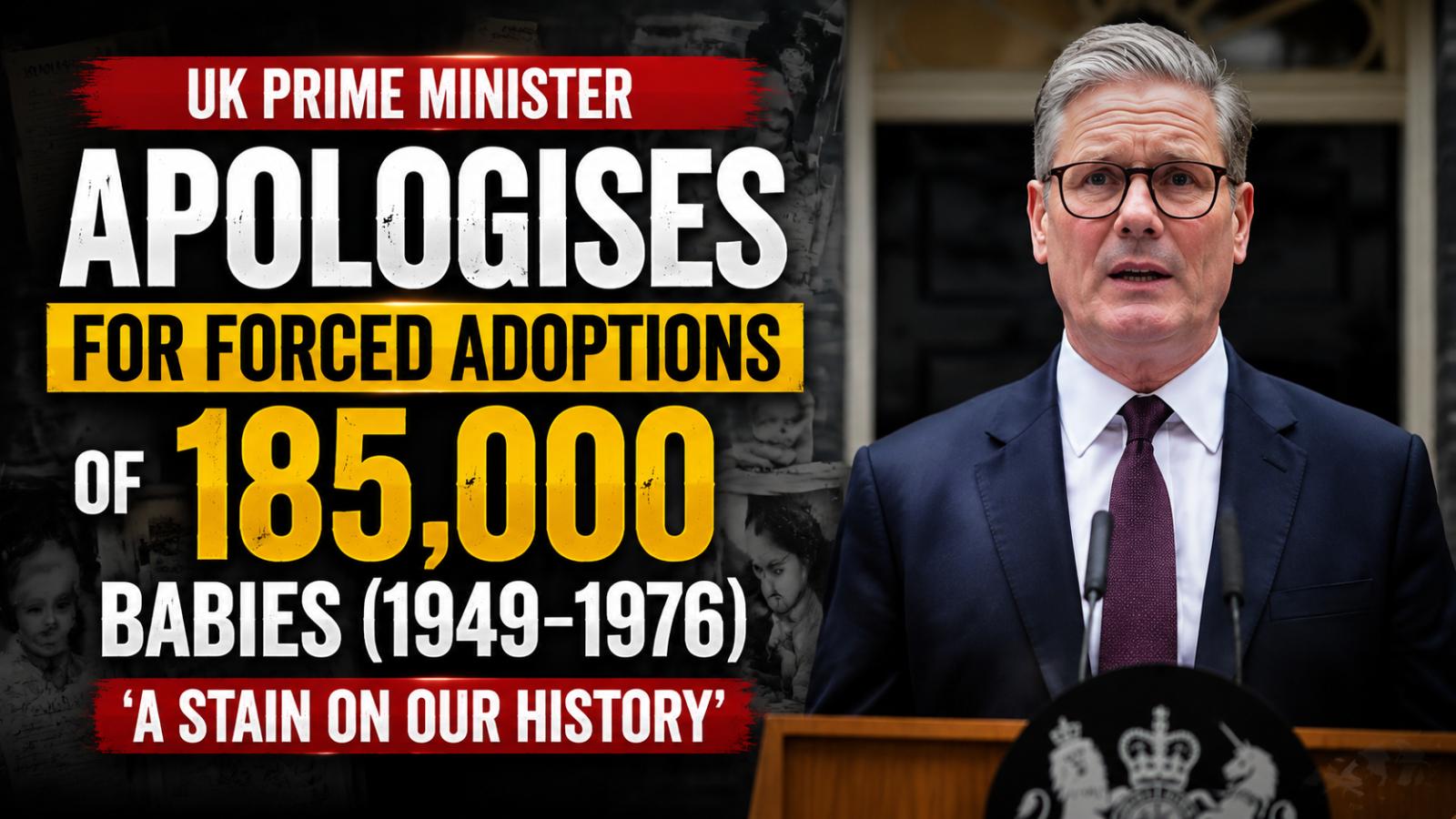 UK apologises for forced adoptions scandal affecting 185,000 families