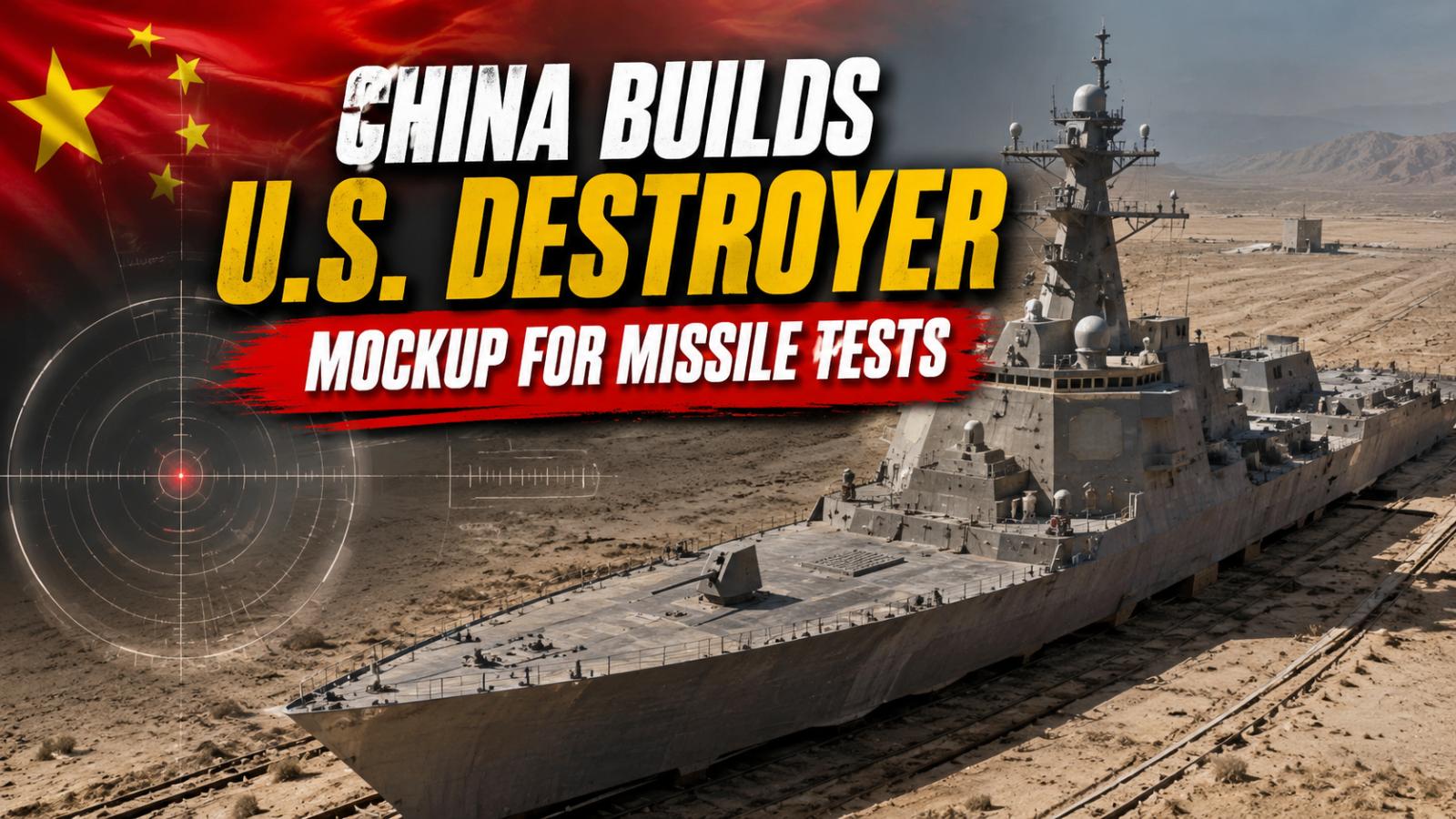 China Warship Replica Raises Questions Over Missile Testing