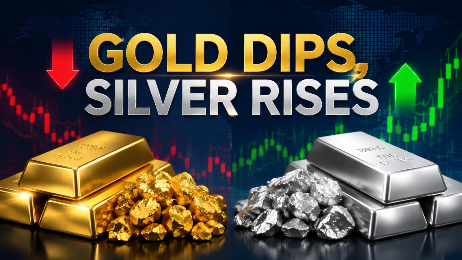 Gold Slides Down, Silver Edges Up – Monday, June 1, 2026