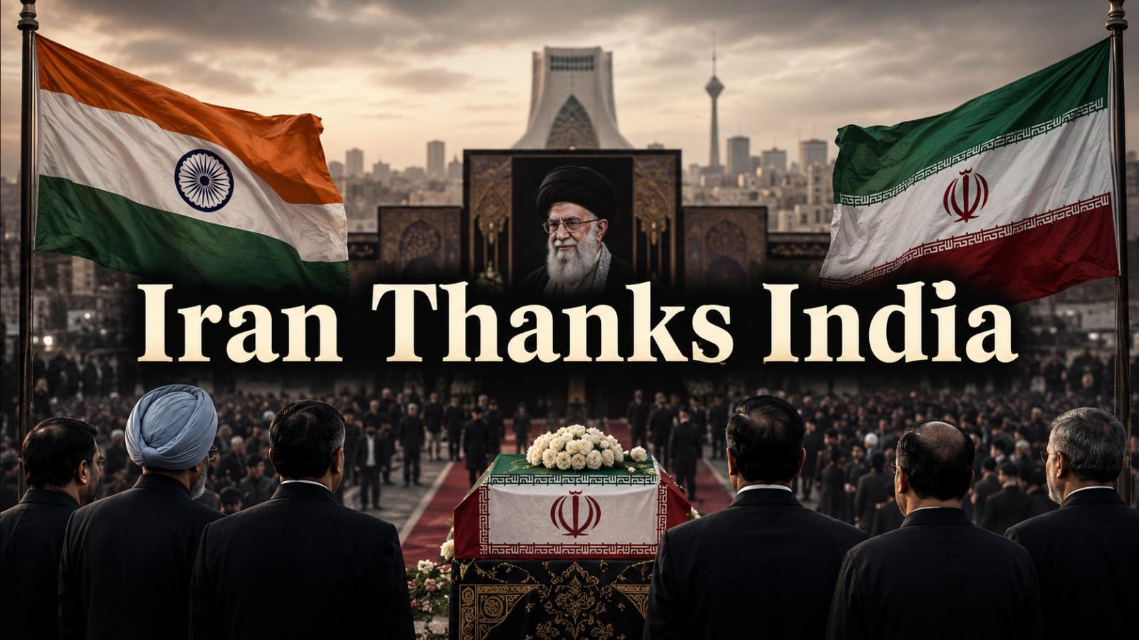 Iran thanks India after leaders attend Khamenei funeral