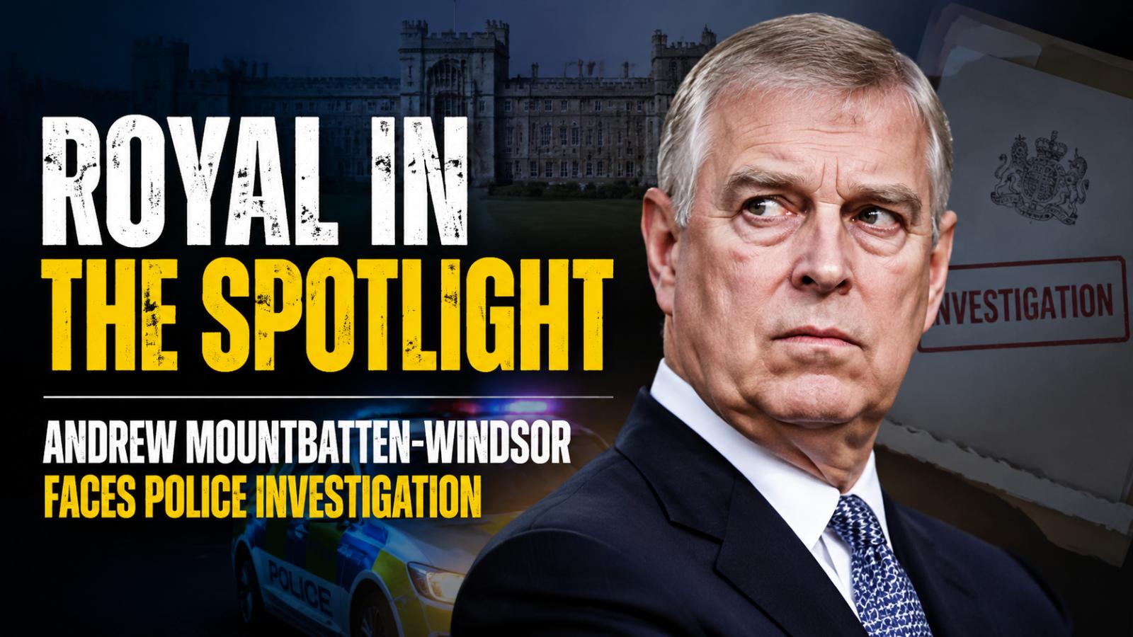 Andrew Mountbatten-Windsor under police probe over misconduct