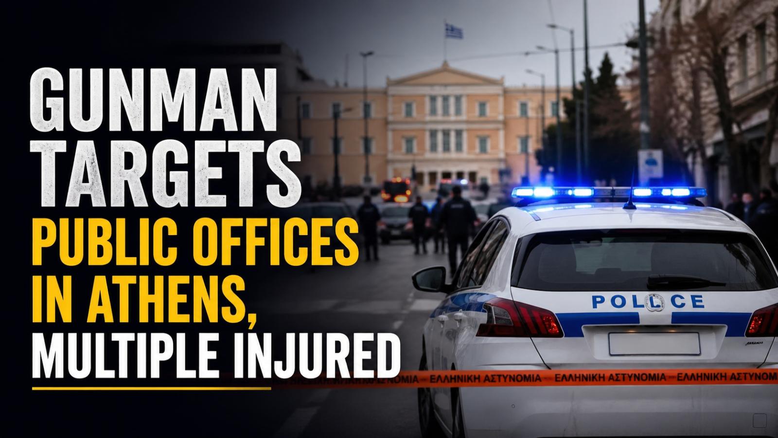 Athens shooting leaves several injured after gunman targets public offices