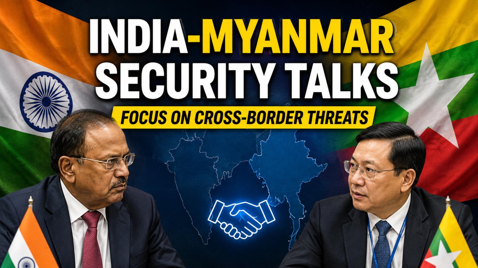 India-Myanmar Security Talks Focus on Cross-Border Threats