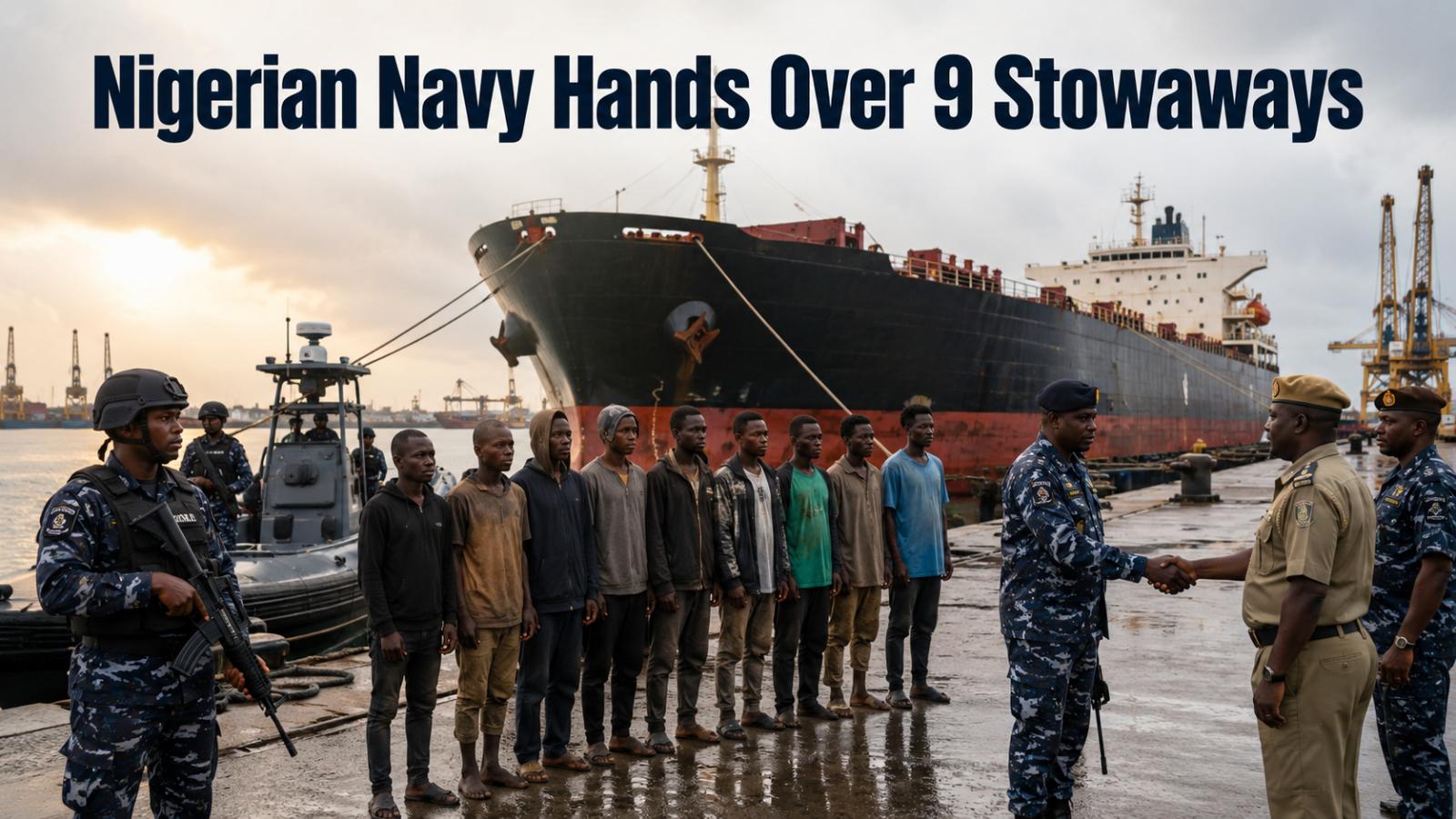 Navy Rescue Stowaways Found Aboard MT Evgenia in Lagos