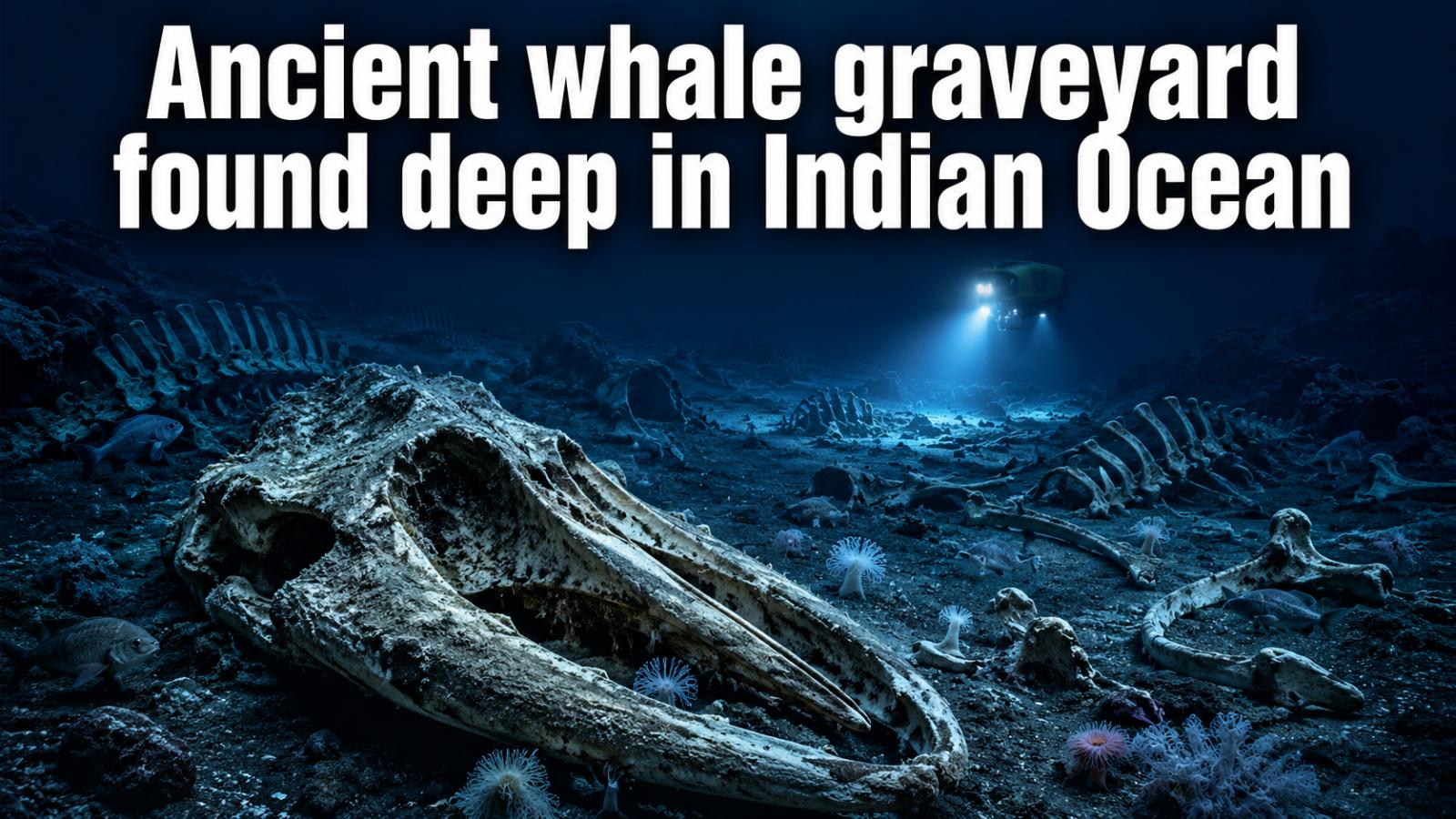 Ancient whale graveyard found deep in Indian Ocean