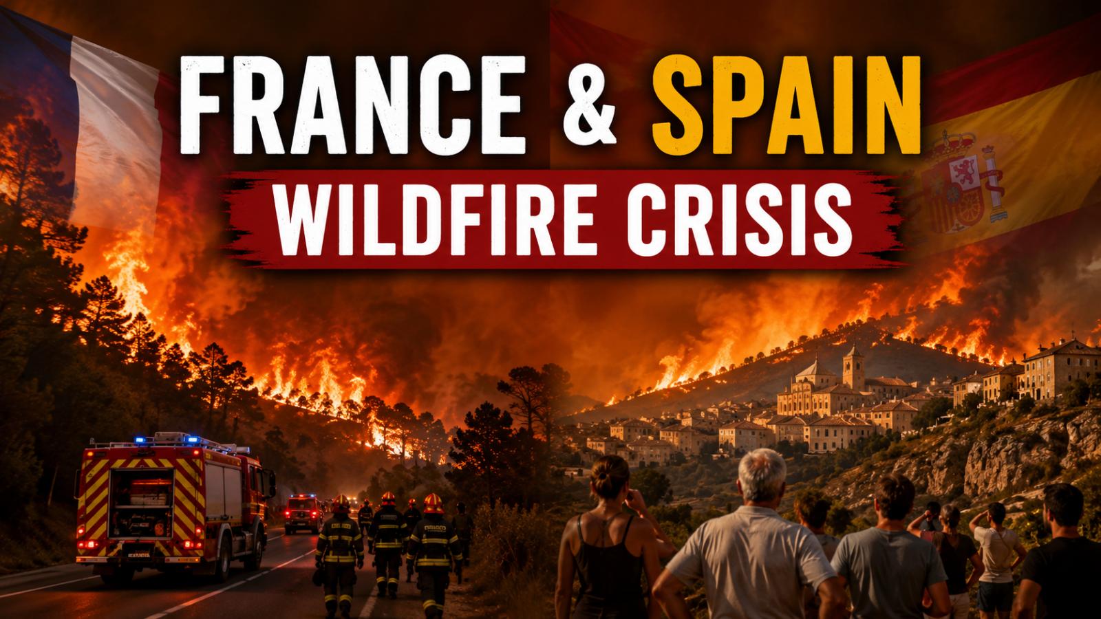 France and Spain Wildfire Crisis Forces Mass Evacuations