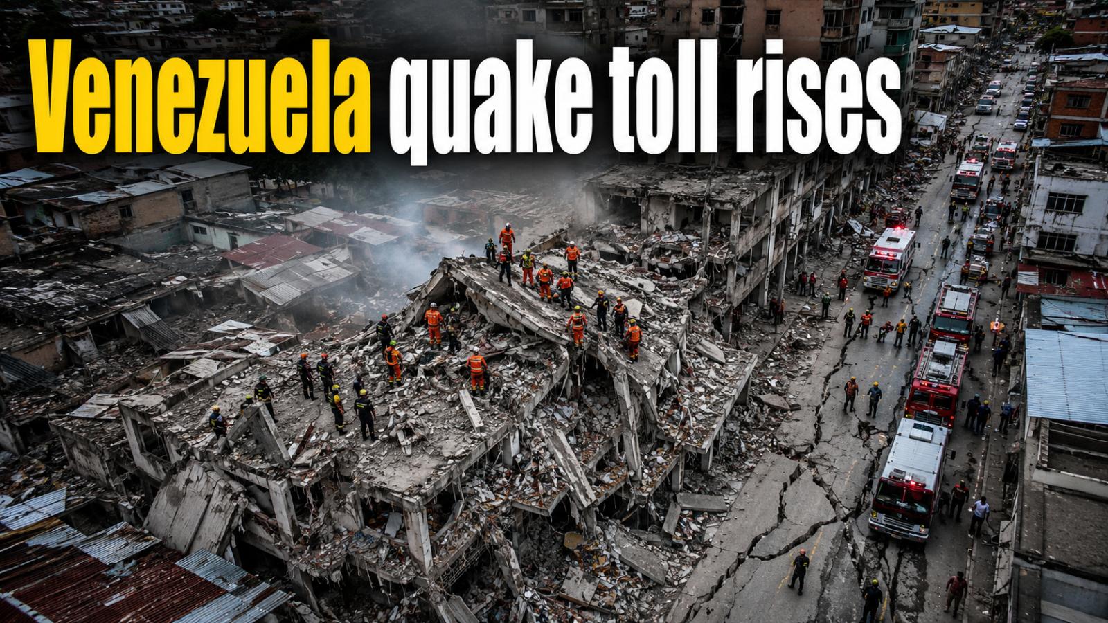 Venezuela quake toll rises as La Guaira rescue efforts continue