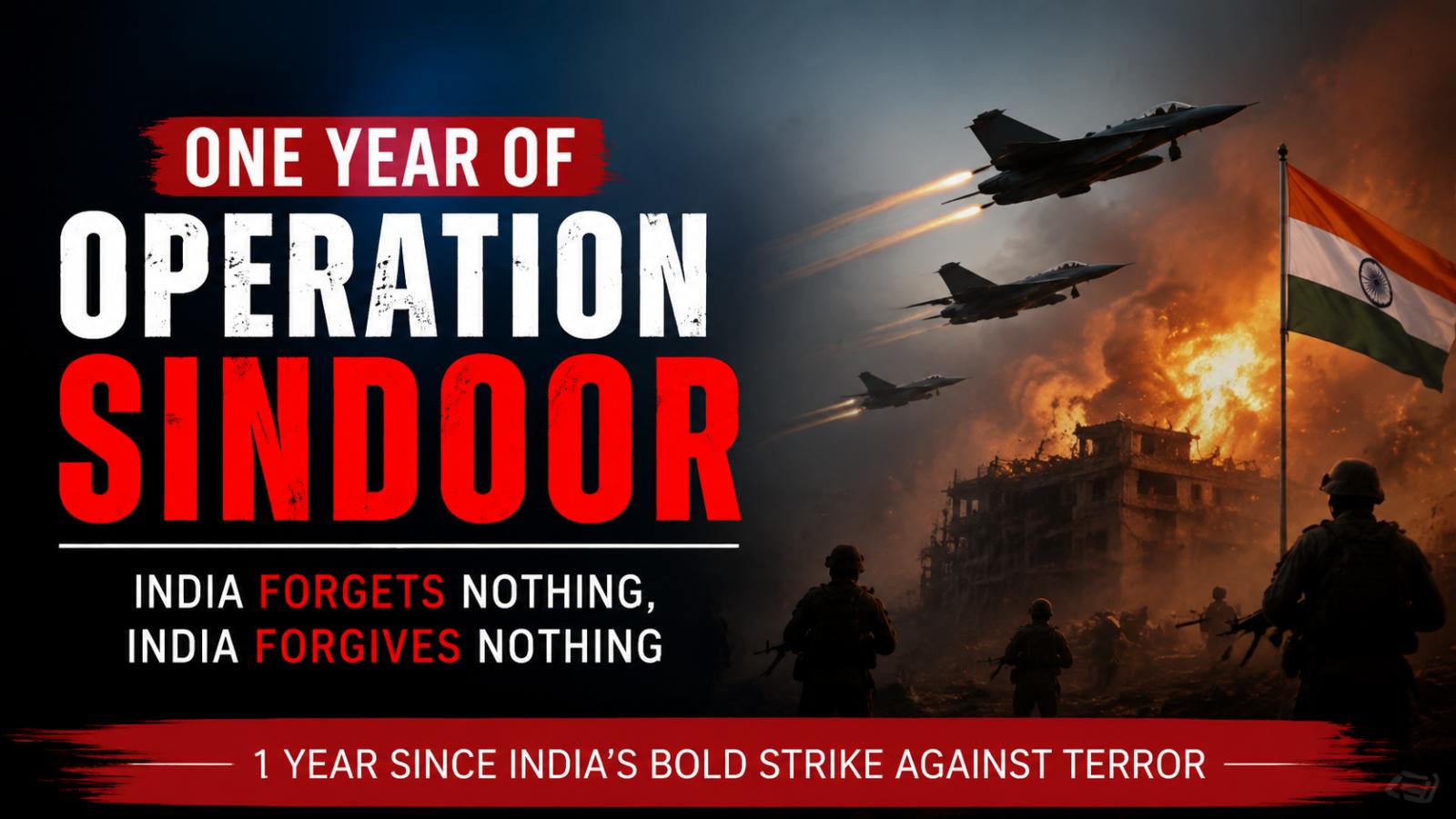 India marks one year since ‘Operation Sindoor’ against terrorism in Pakistan