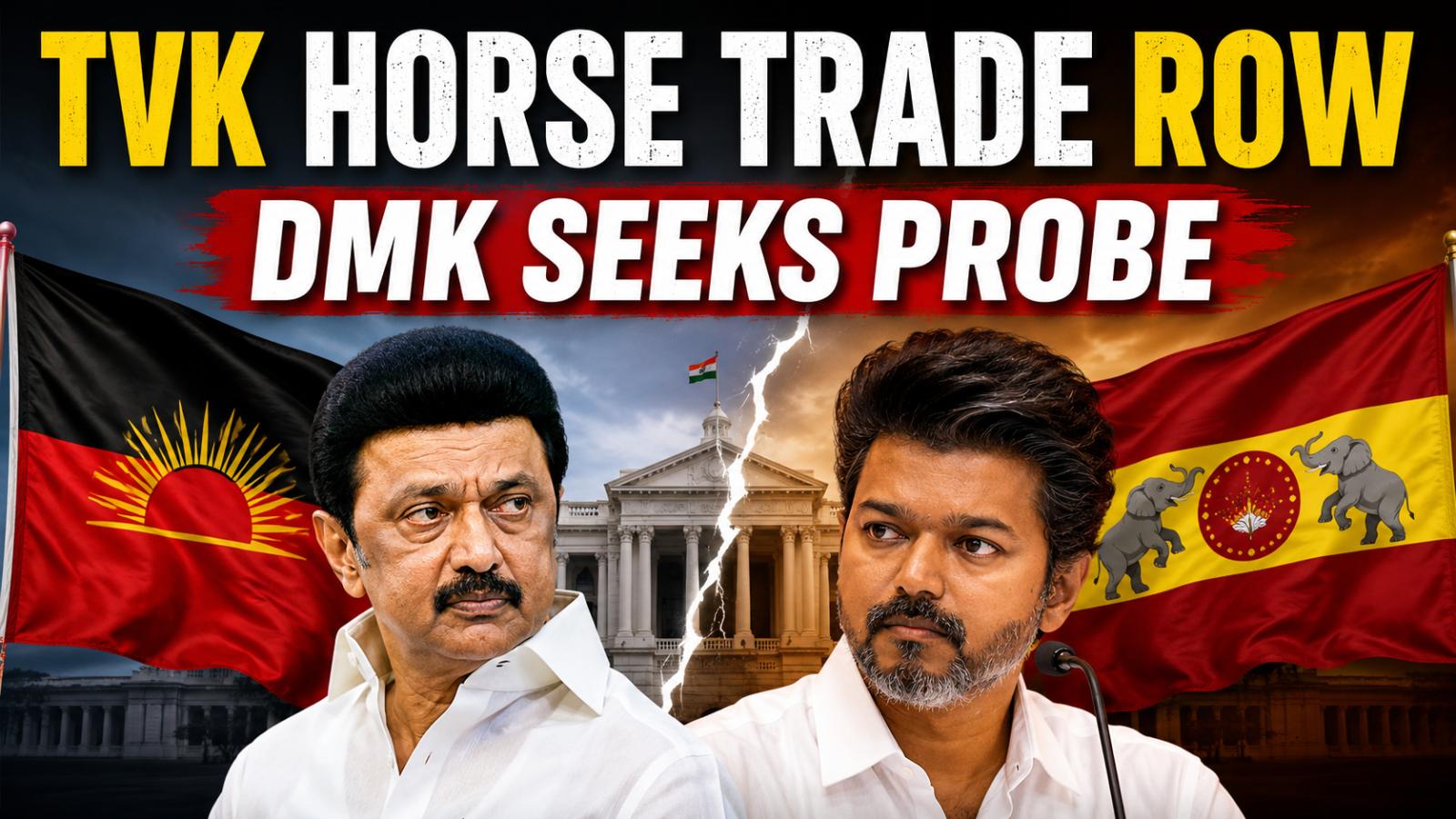 DMK Seeks Probe Into Alleged TVK Horse Trade in Tamil Nadu