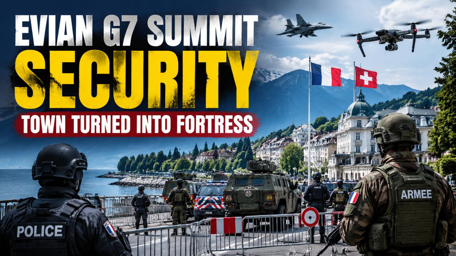 Evian G7 security operation turns alpine town into fortress