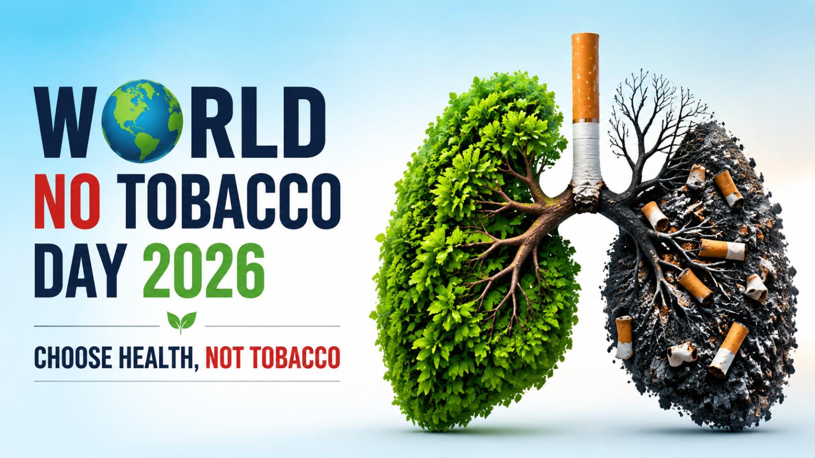 World NO Tobacco day 2026: protect health, quit today