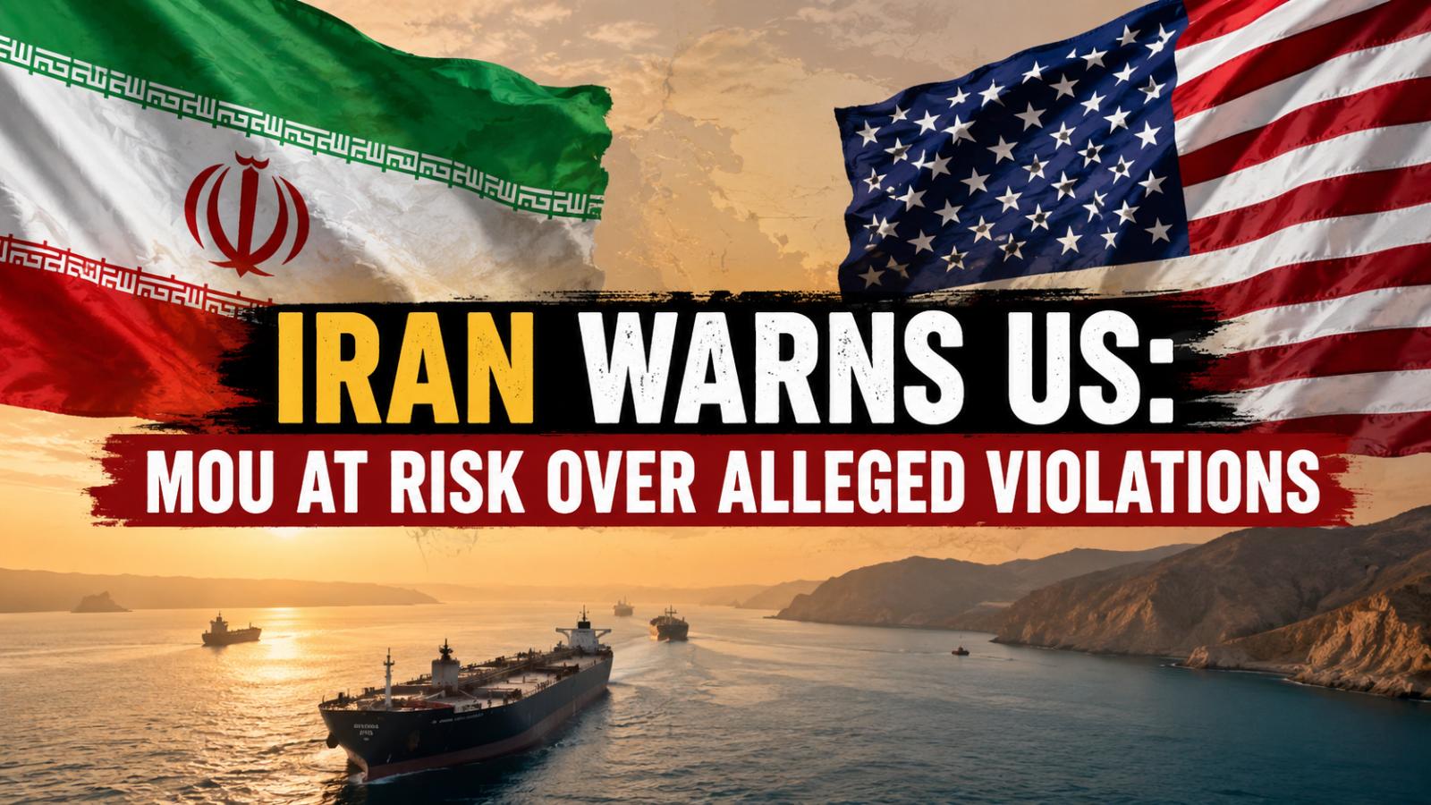 Iran US MoU at Risk as Tehran Warns Washington