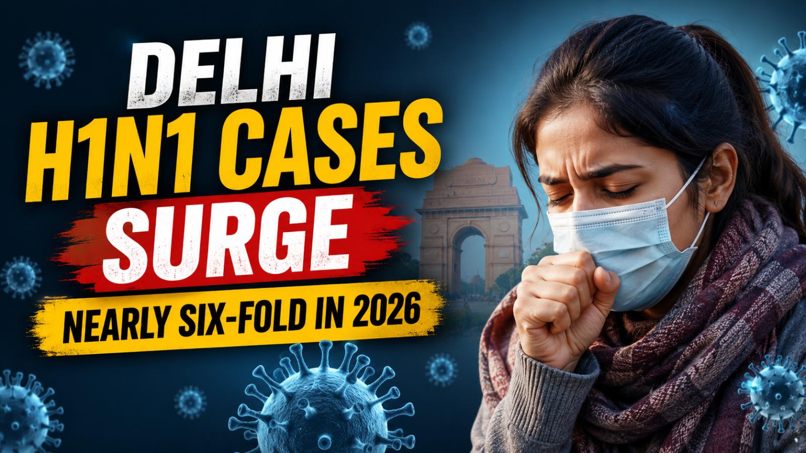Delhi H1N1 Cases Surge Nearly Six-Fold in 2026