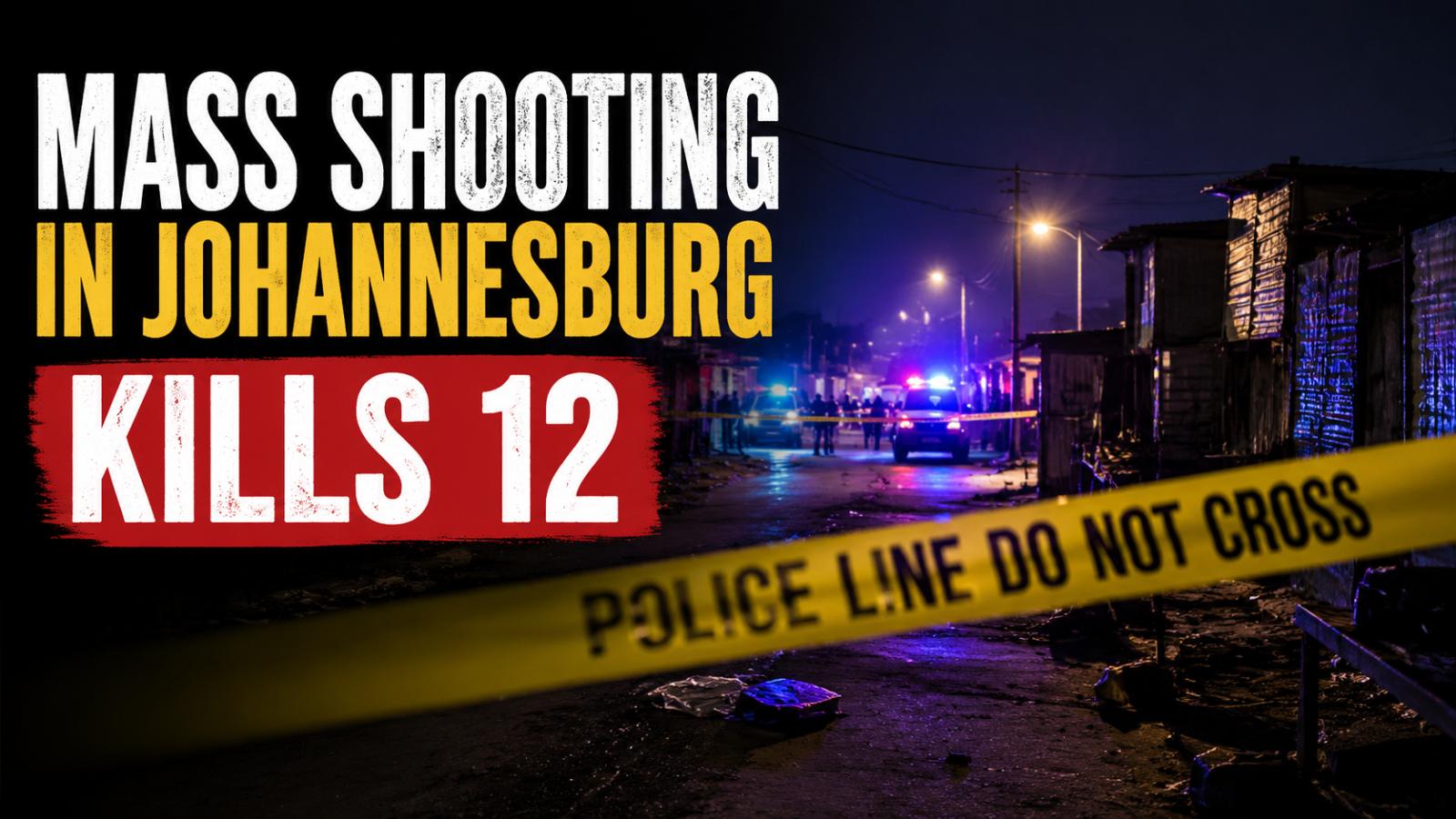 12 dead in gun attack at Cleveland informal settlement