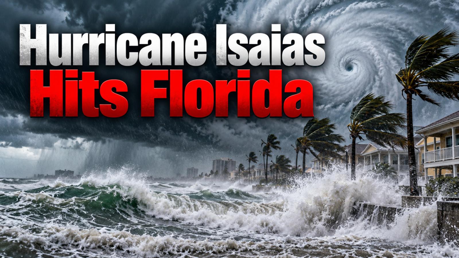 Hurricane Isaias Hits Florida as Category 2 Storm, Sparks Alerts