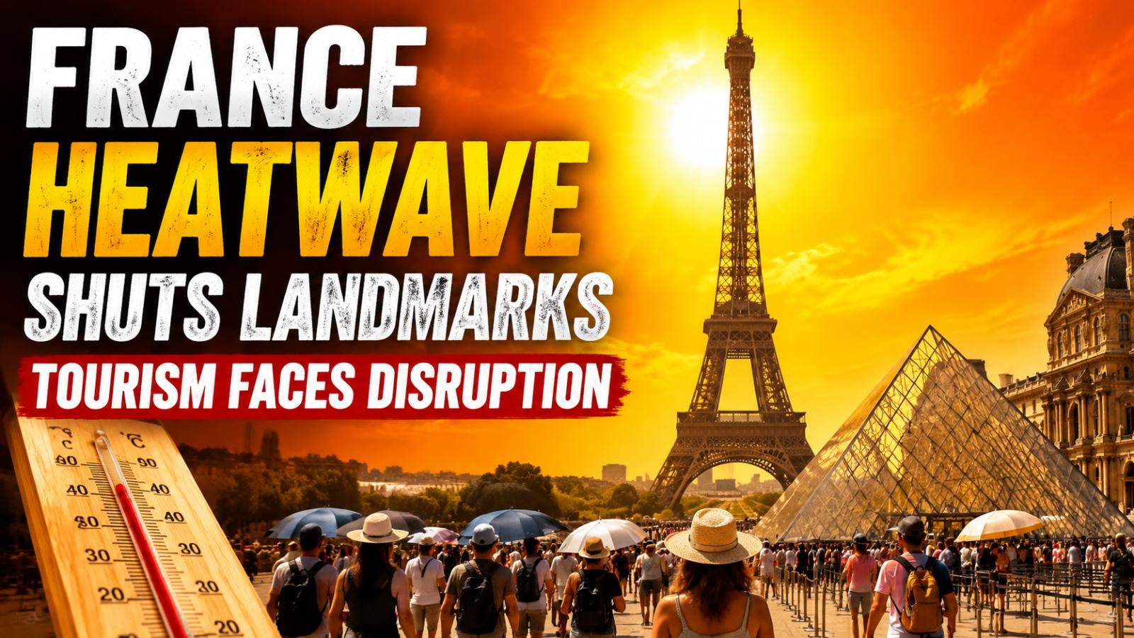 France heatwave shuts landmarks as tourism faces disruption