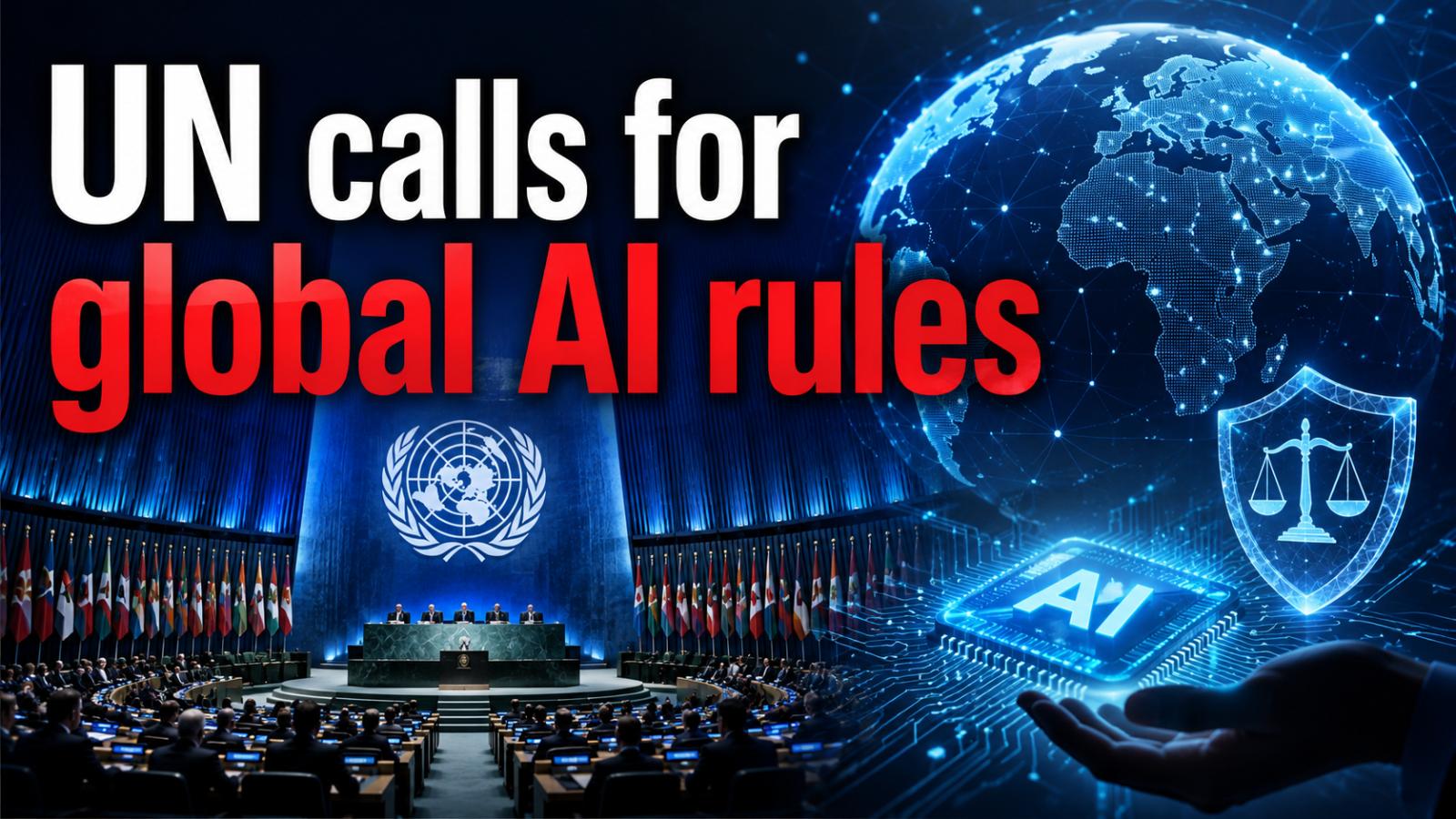 UN pushes global AI rules over safety risks