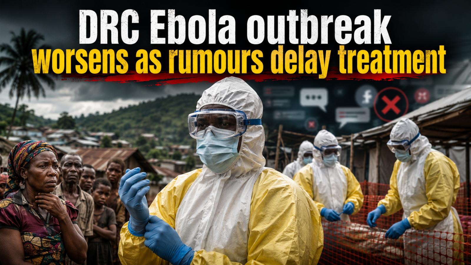 DRC Ebola outbreak worsens as rumours delay treatment