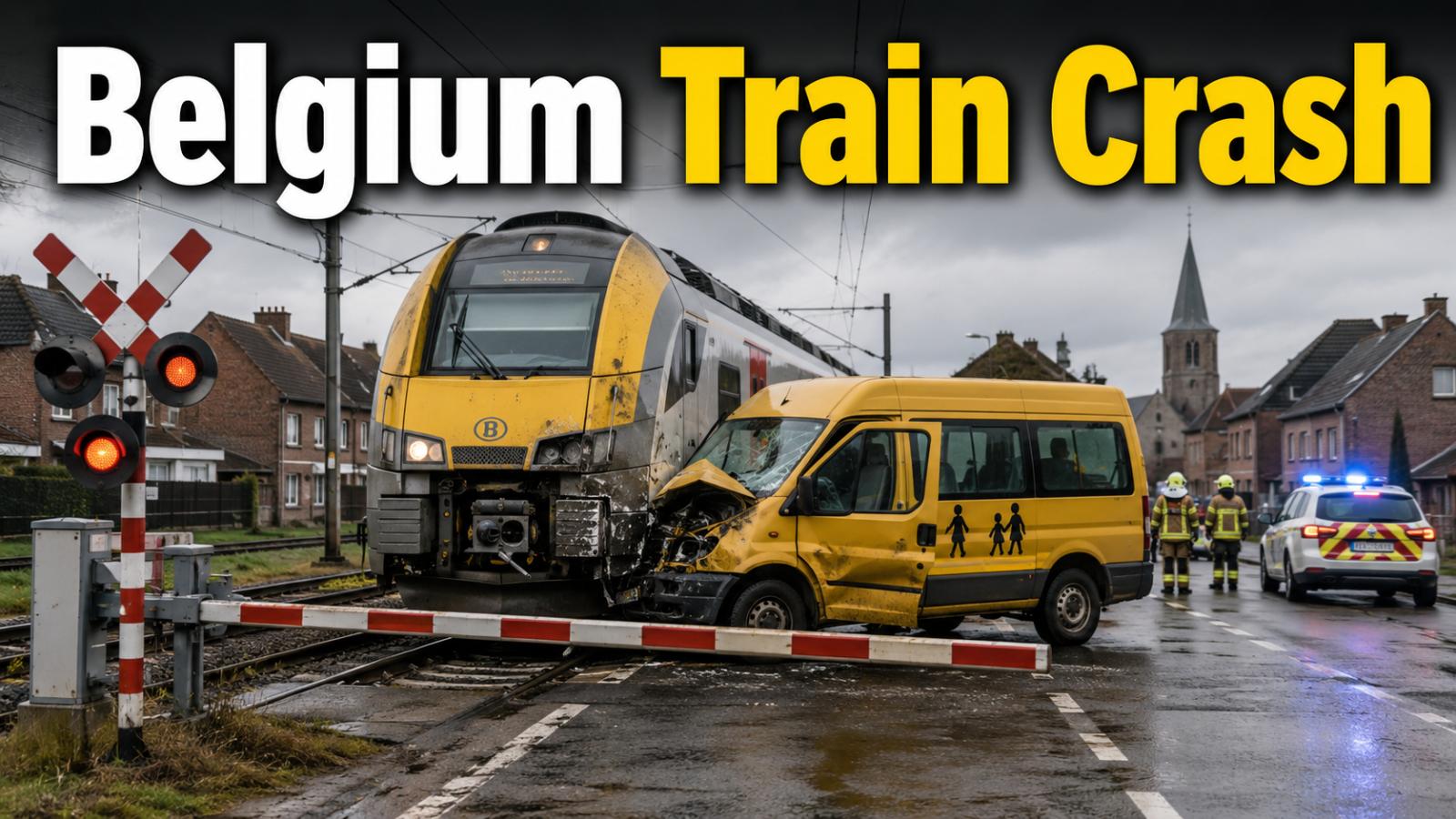 Buggenhout Train Crash: Four Dead After Train Hits School Bus at Belgium Level Crossing