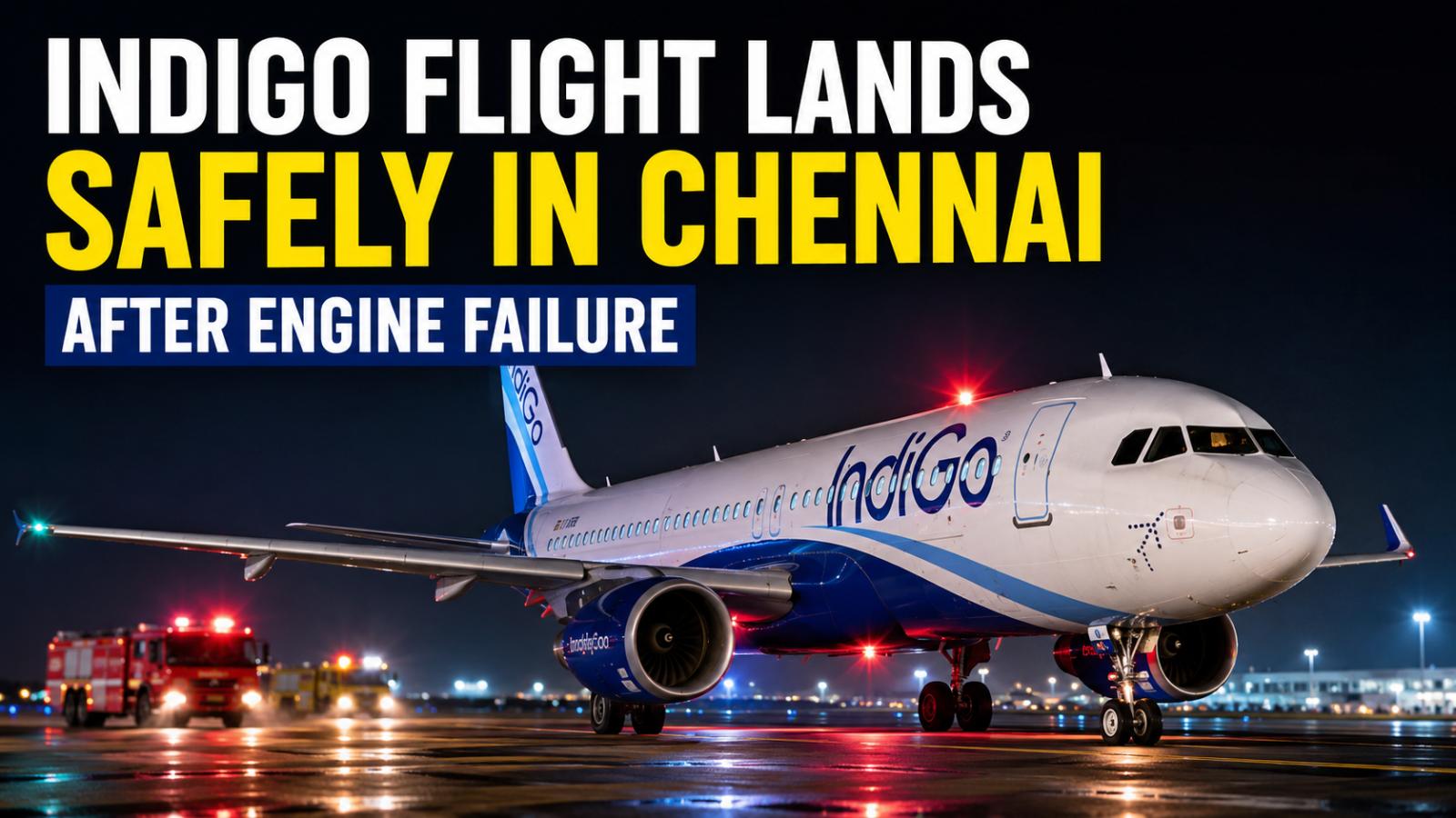 IndiGo Chennai Emergency Landing After Engine Failure