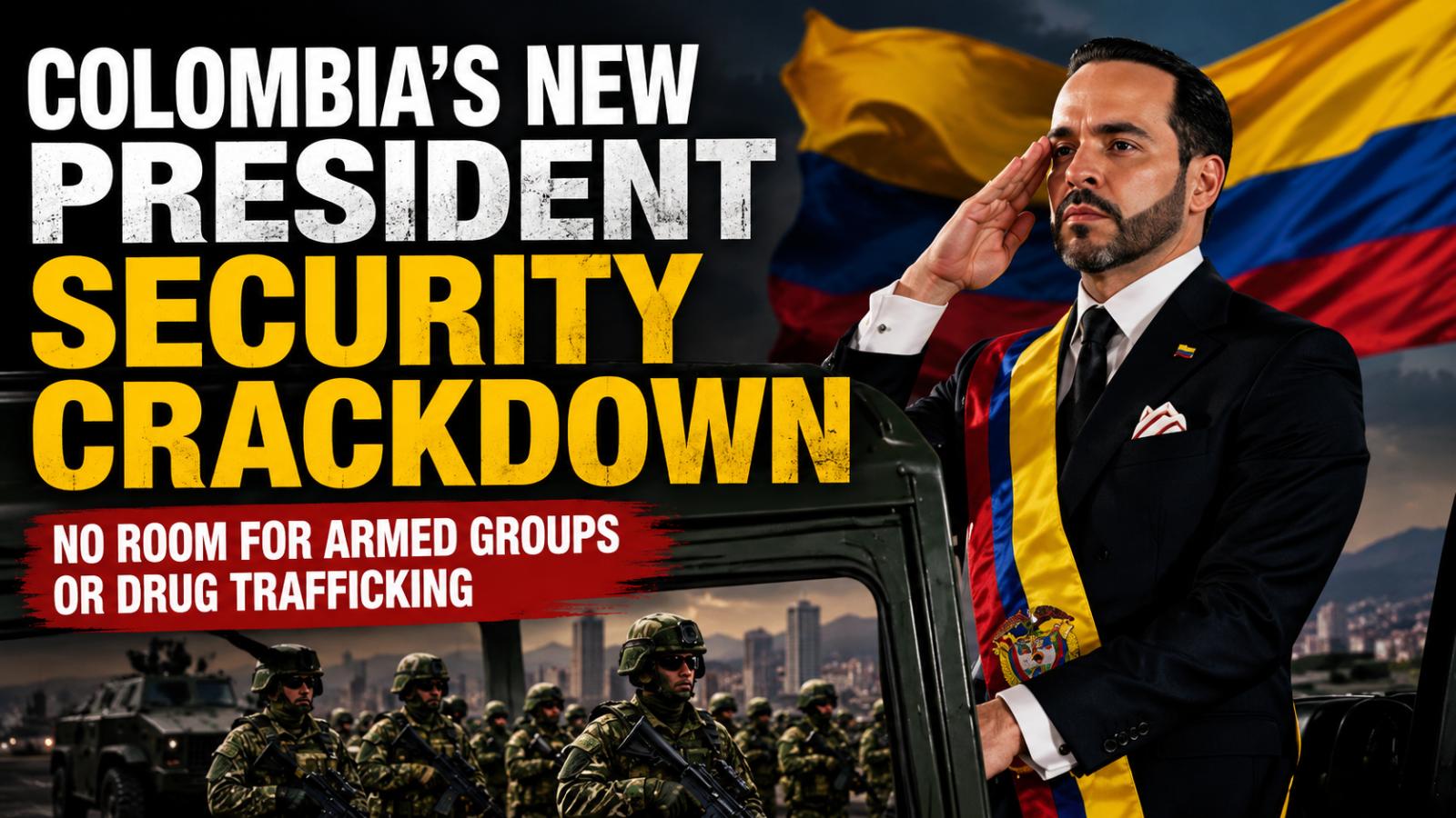 Colombia President Abelardo de la Espriella Security Crackdown Begins